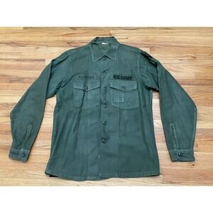 U.S Army Uniform Men's Green Shirt 67th Battlefield Surveillance Brigade Slayden